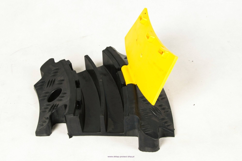 Gumowa osłona kablowa 2-kanałowa - narożnik