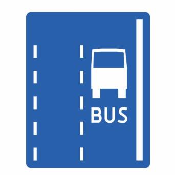 D-12 pas ruchu dla autobusów