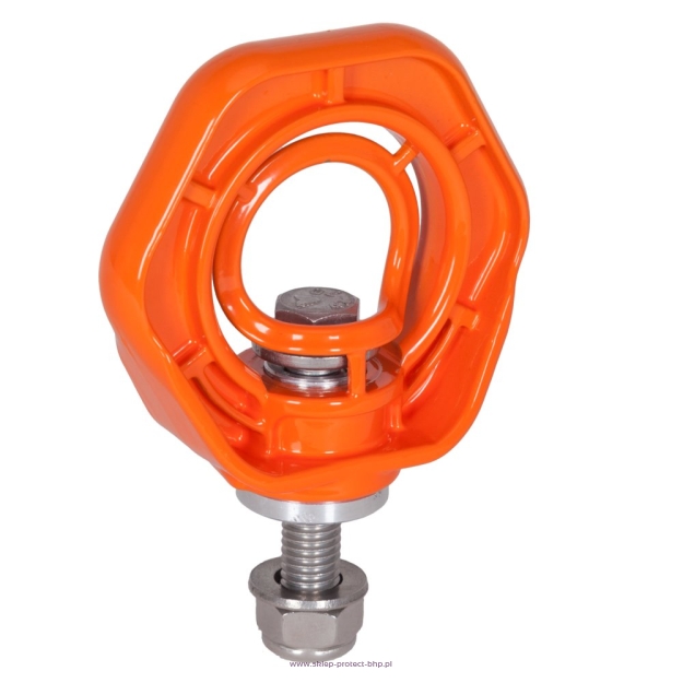 Punkt kotwiczenia AT 185 + zestaw montażowy do profilu stalowego