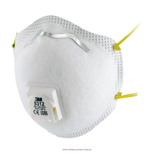 3M™ 8312 Półmaska filtrująca z zaworem FFP1