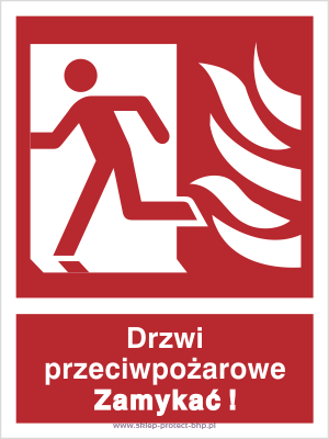 Znak przeciwpożarowy BB011