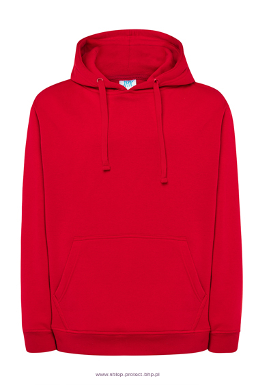 Czerwona bluza męska KANGAROO CVC JHK