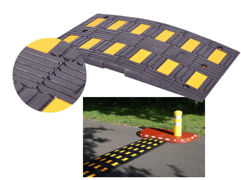 Próg zwalniający - element środkowy