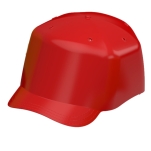 Cuppie 6 - Pomarańczowy przemysłowy hełm lekki z daszkiem 3 cm