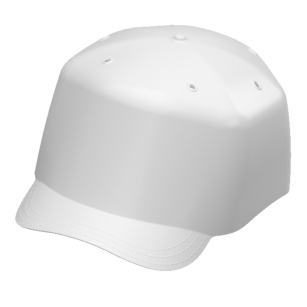 Cuppie 6 - Przemysłowy hełm lekki z daszkiem 3 cm