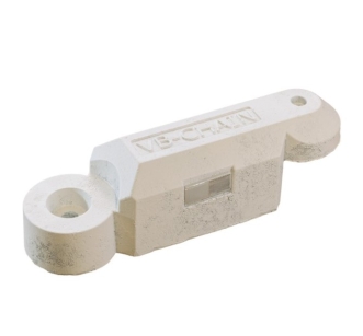 Separator łańcuchowy PVC biały 44x16x16,5