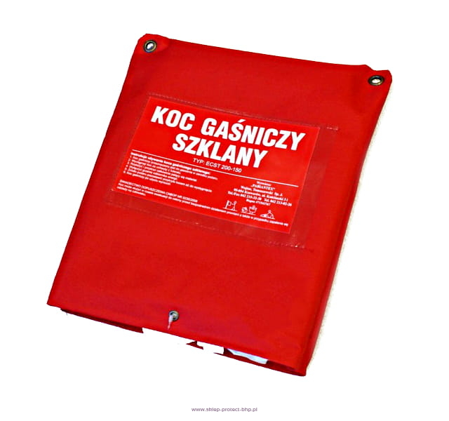 Koc gaśniczy 120x180 cm Certyfikowany