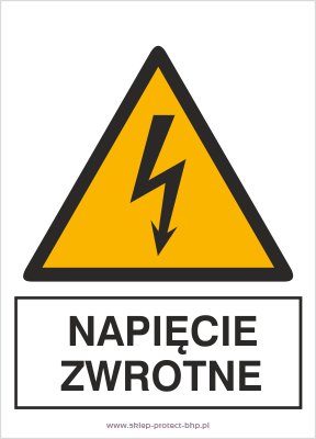 Napięcie zwrotne - Znak elektryczny - HA012