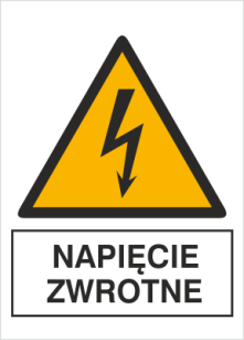 Napięcie zwrotne - Znak elektryczny - HA012
