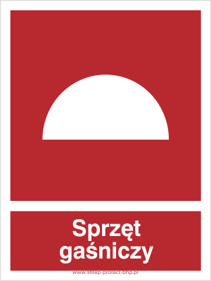 Znak przeciwpożarowy BC005 - Sprzęt gaśniczy