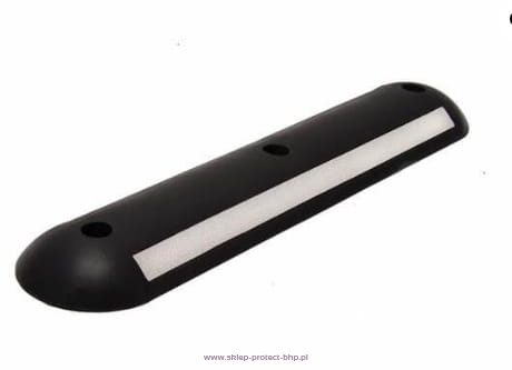Hol-separator 70 cm czarny z białym odblaskiem SP/70'/ca