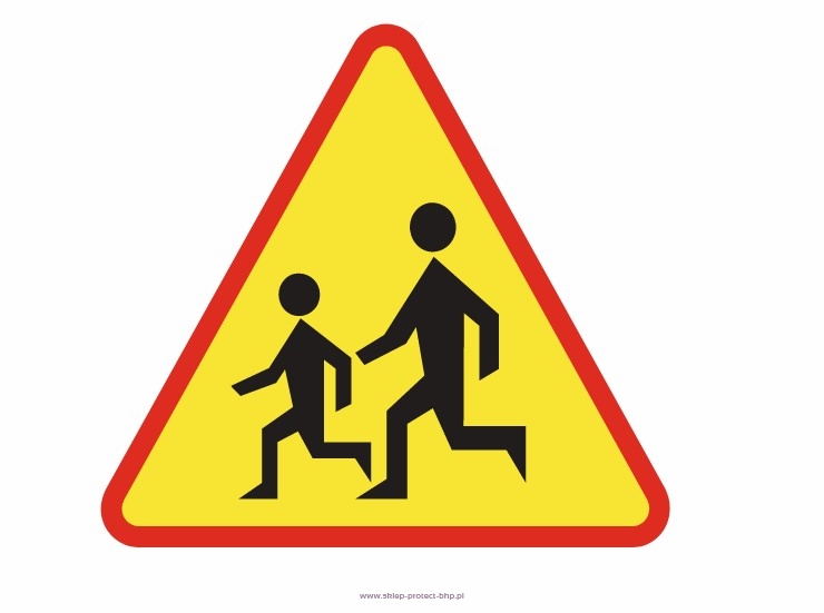 Znak ostrzegawczy A-17 dzieci