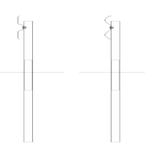 Stalowa bariera H1W3A ochronna rozstaw słupka co 4 mb