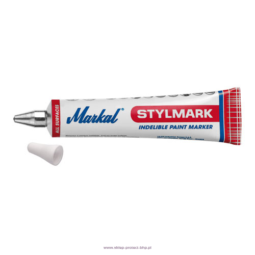 Marker kulkowy z tuszem niezmywalnym w tubce Czarny STYLMARK Markal